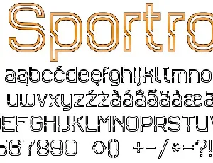 Sportrop font