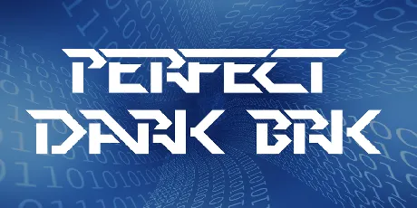 Perfect Dark BRK font