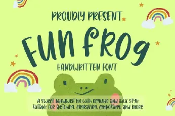 Fun Frog font