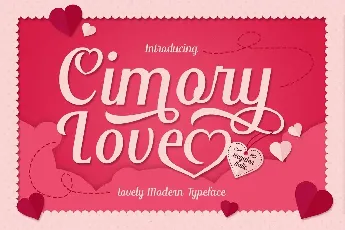 Cimory Love font