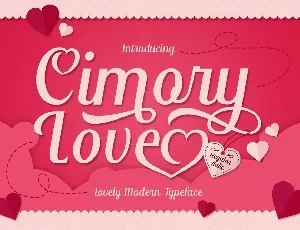 Cimory Love font