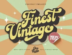 Finest Vintage font