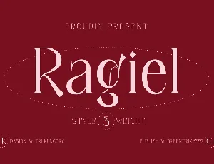 Ragiel Family font