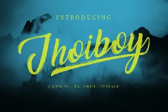 Jhoiboy Script font