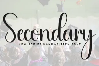 Secondary Script font