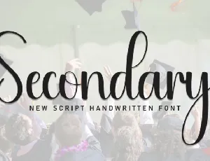 Secondary Script font