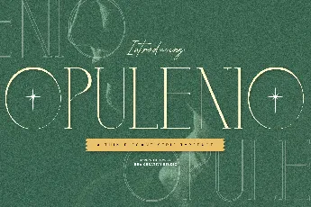 Opulenio Personal Use font