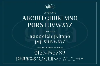 Giltta font