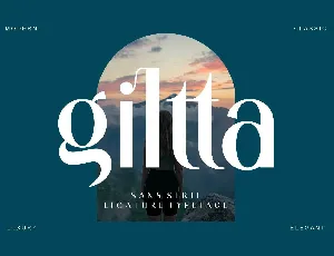 Giltta font