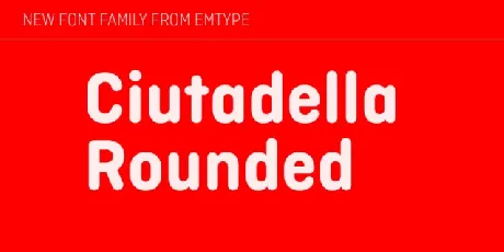 Ciutadella Rounded Family font