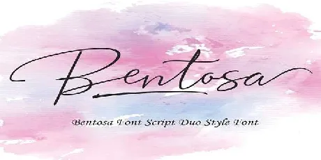 Bentosa font