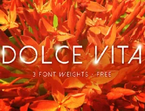 Dolce Vita Free font