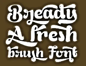 Bready Demo font