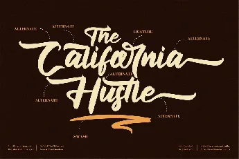 The California Hustle font