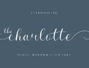 The Charlotte font