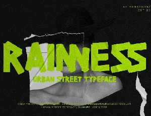 RAINNESS font