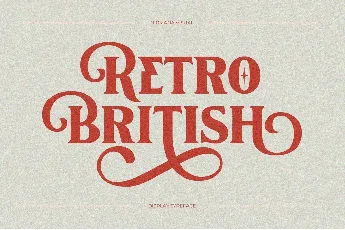 Retro British - Demo Version font