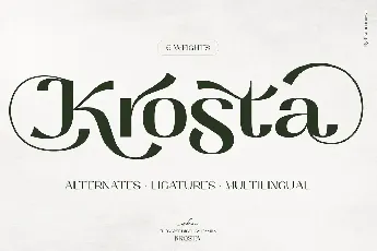 Krosta font