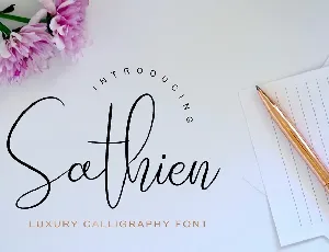 Sathien Luxurious Script font