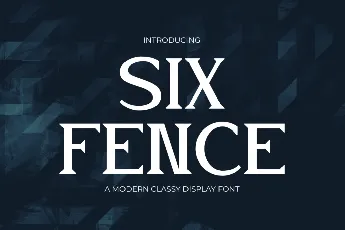 SIX-FENCE font