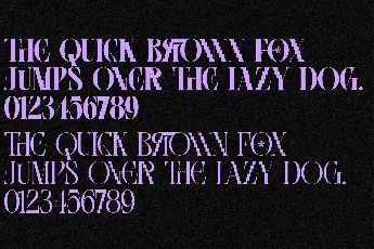 However Demo font