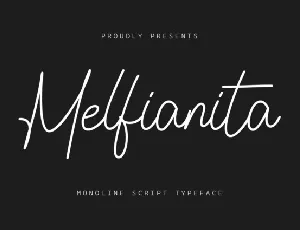 Melfianita font