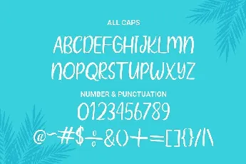 Wind Palm font