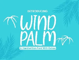 Wind Palm font