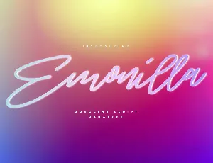 Emonilla font