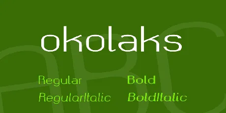 okolaks font