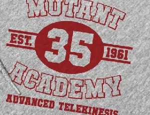 Mutant Academy font