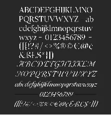 Calserif font