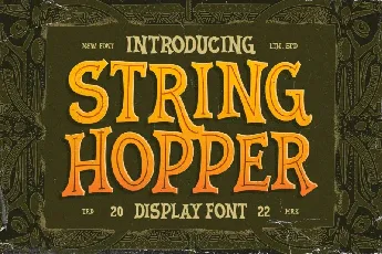 String Hopper font