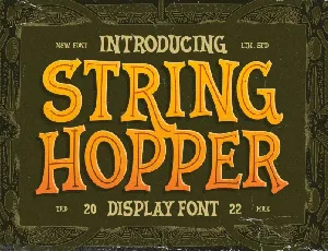 String Hopper font