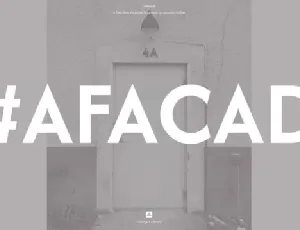 Afacad Family font