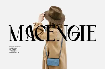 Macengie font