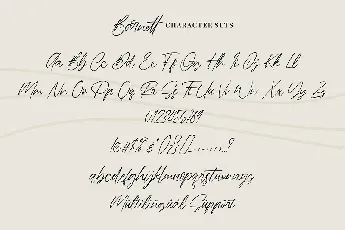 Barnett Signature font