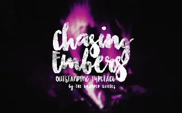 Chasing Embers Free Download font