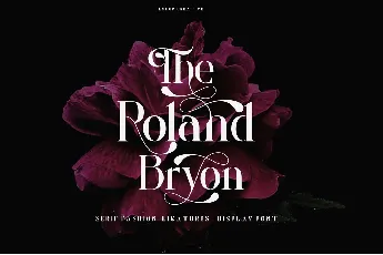 Roland Bryon font