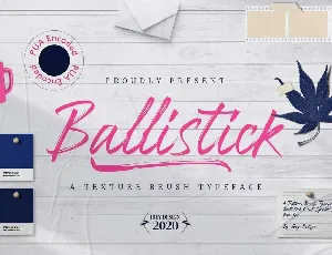 Ballistick font