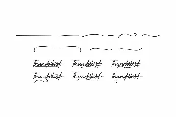 Thunderbirds Demo font