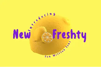 New Freshty - Demo font