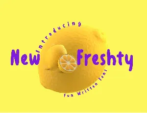 New Freshty - Demo font