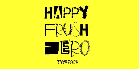 HappyFrushZero font