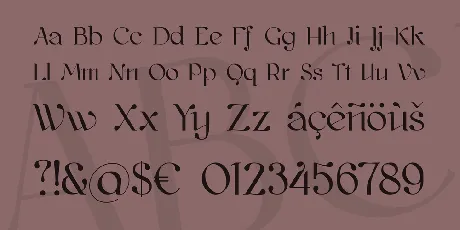 kawoszeh font