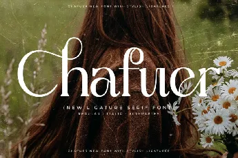 Chafuer font