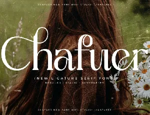 Chafuer font