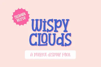 Wispy Clouds font