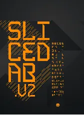 Sliced AB.v2 Typeface font