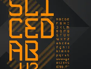 Sliced AB.v2 Typeface font